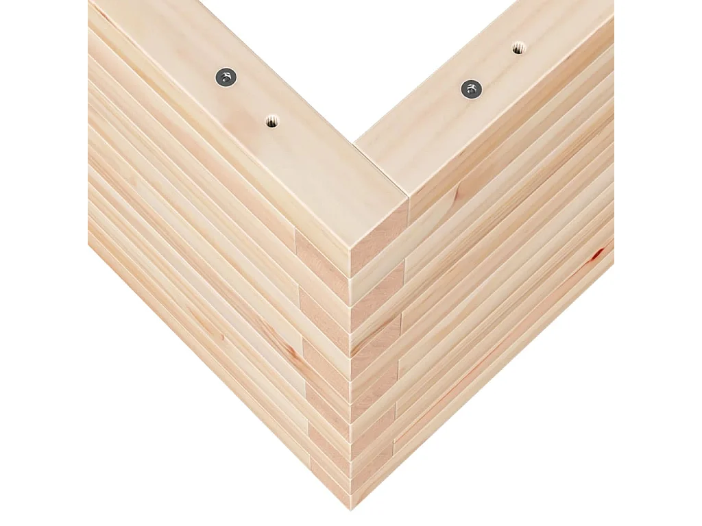 Jardinière 90x40x45,5 cm bois de pin massif