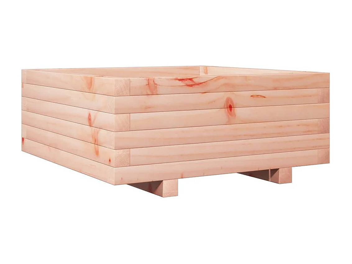 Jardinière 60x60x26,5 cm bois massif douglas