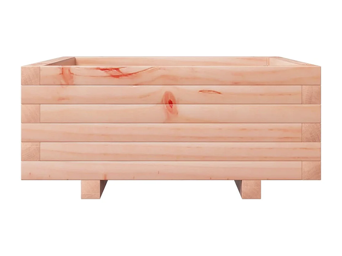 Jardinière 60x60x26,5 cm bois massif douglas