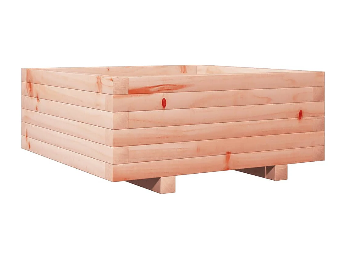 Jardinière 60x60x26,5 cm bois massif douglas