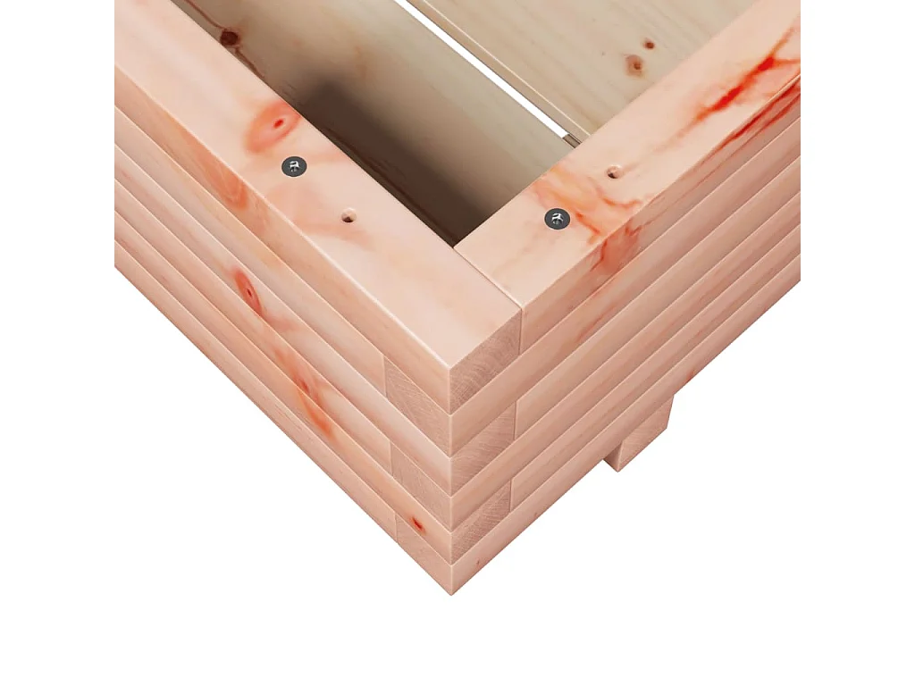 Jardinière 60x60x26,5 cm bois massif douglas