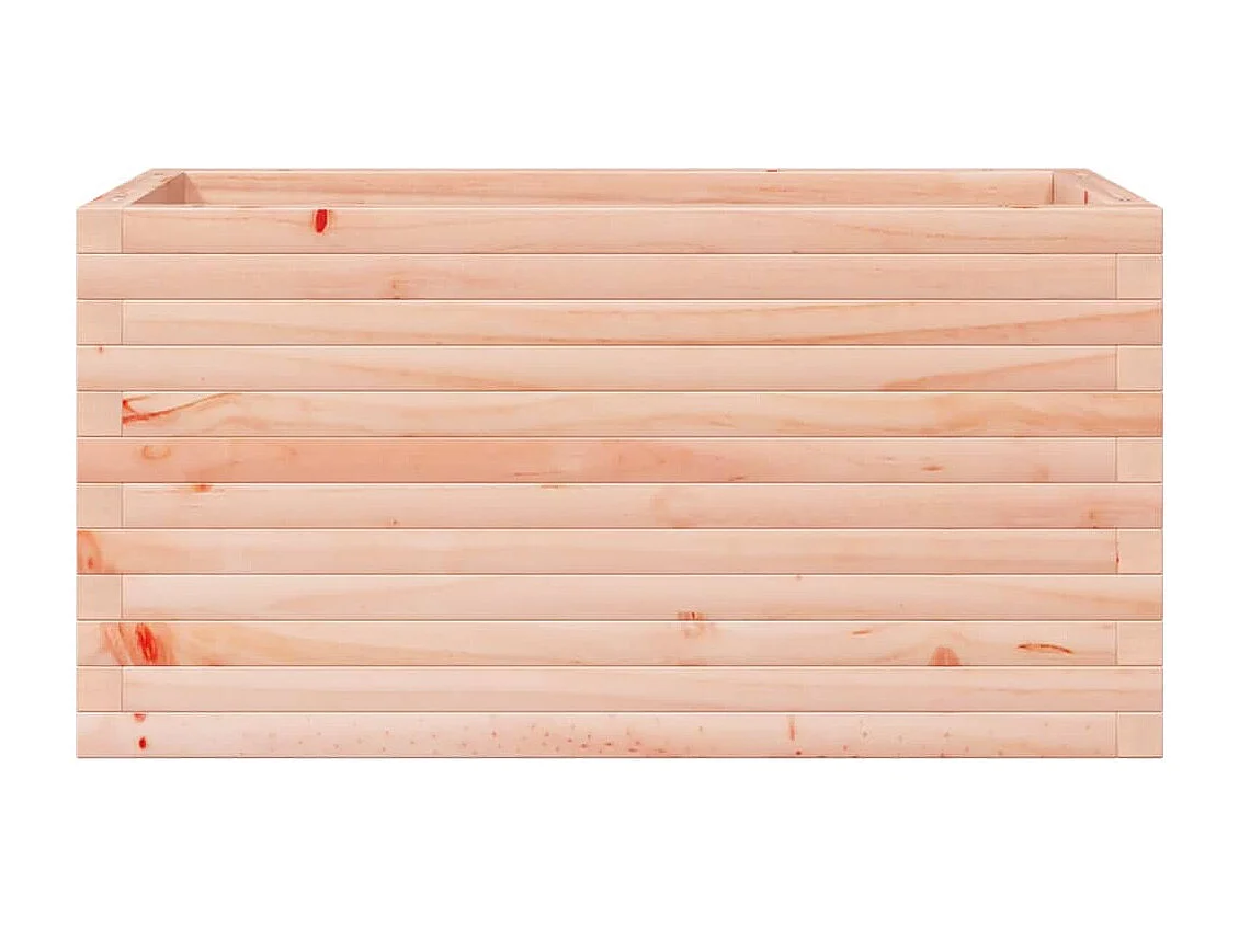 Vaso/floreira de jardim 90x40x45,5 cm madeira de douglas maciça