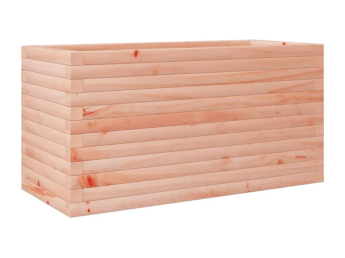 Vaso/floreira de jardim 90x40x45,5 cm madeira de douglas maciça