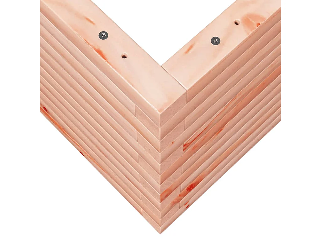 Vaso/floreira de jardim 90x40x45,5 cm madeira de douglas maciça