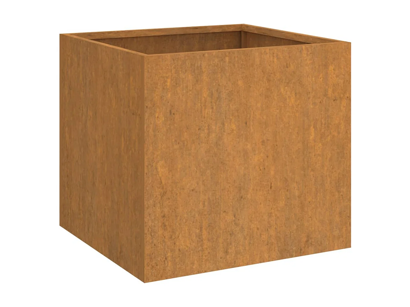 Vasos/floreiras 2 pcs 49x47x46 cm aço corten