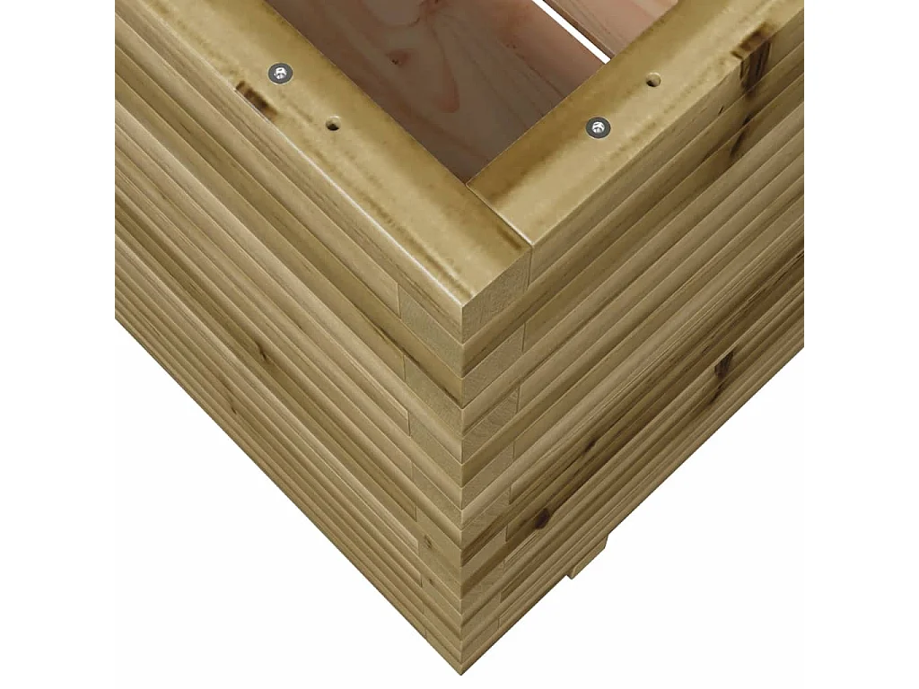 Jardinière 50x50x72 cm bois de pin imprégné