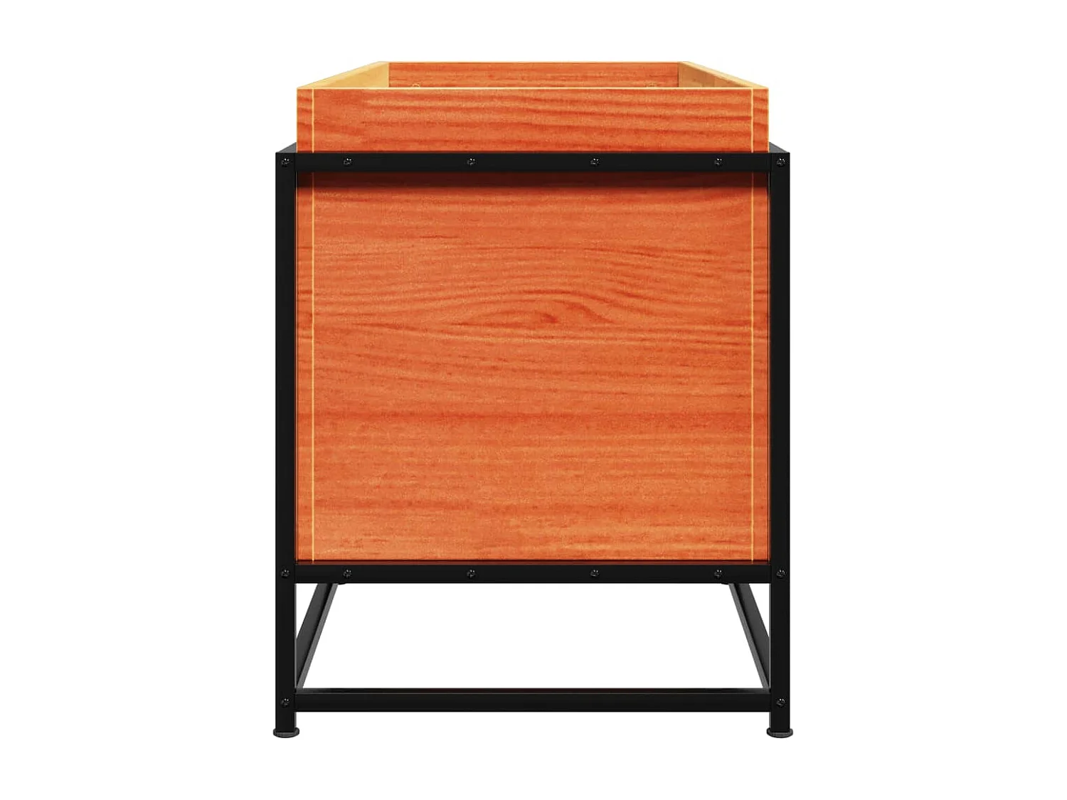 Pflanzkübel Wachsbraun 100x40x50 cm Massivholz Kiefer