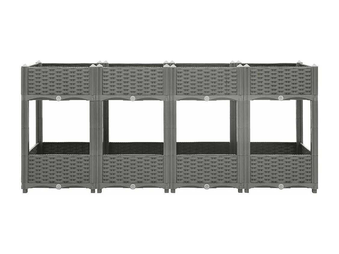 Lit surélevé 160x40x71 cm Polypropylène