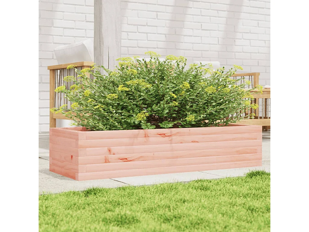 Jardinière 110x40x23 cm bois massif douglas