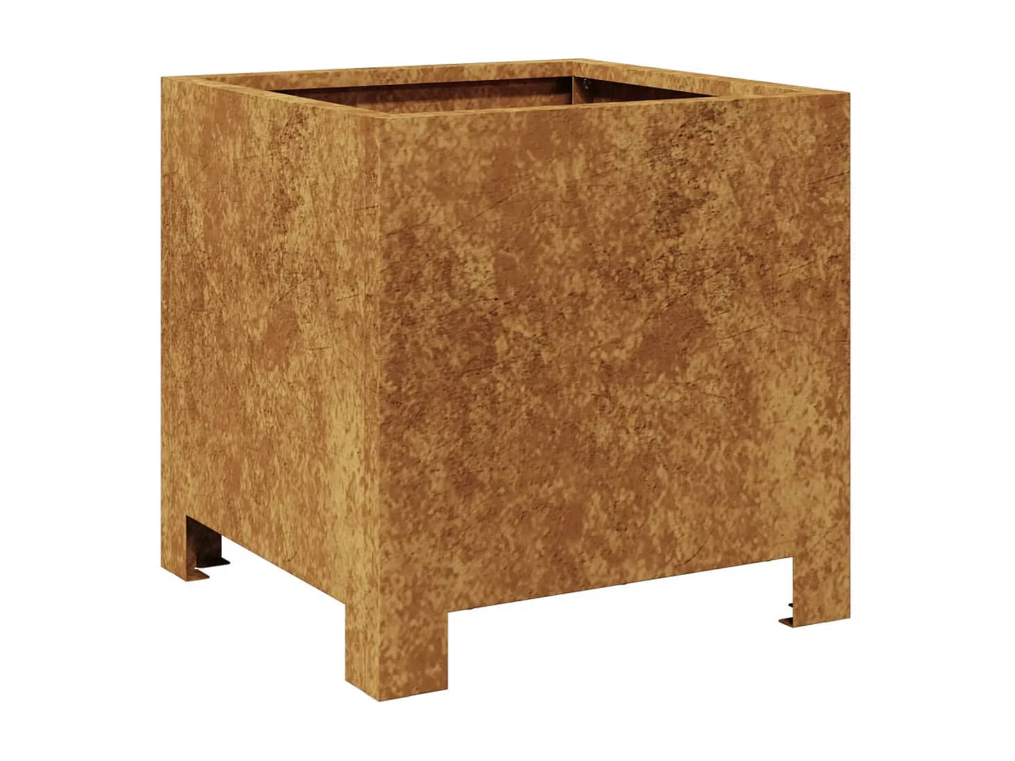 Jardinière 30x30x30 cm acier corten