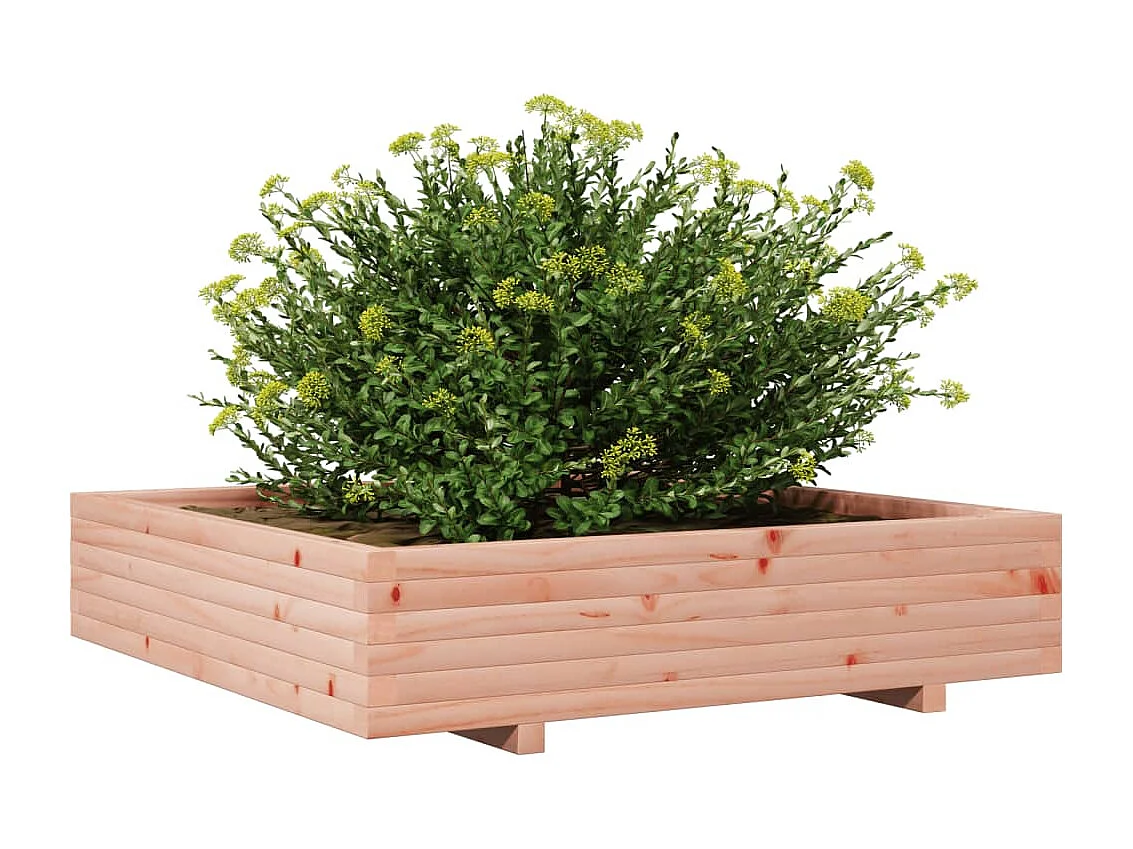 Pflanzkübel 110x110x26,5 cm Massivholz Douglasie