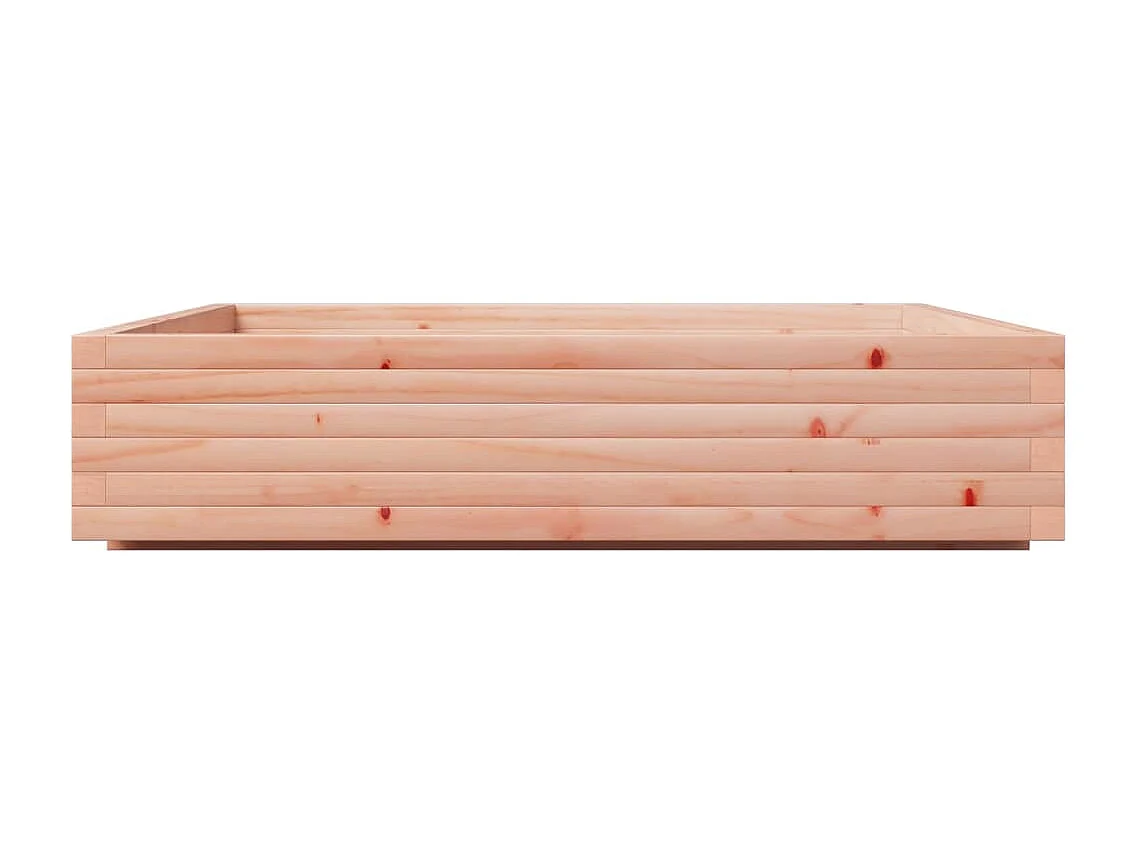 Pflanzkübel 110x110x26,5 cm Massivholz Douglasie