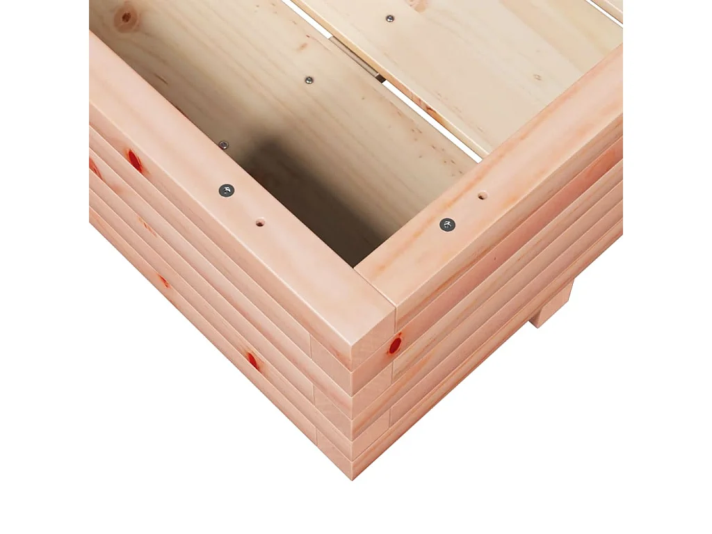 Pflanzkübel 110x110x26,5 cm Massivholz Douglasie