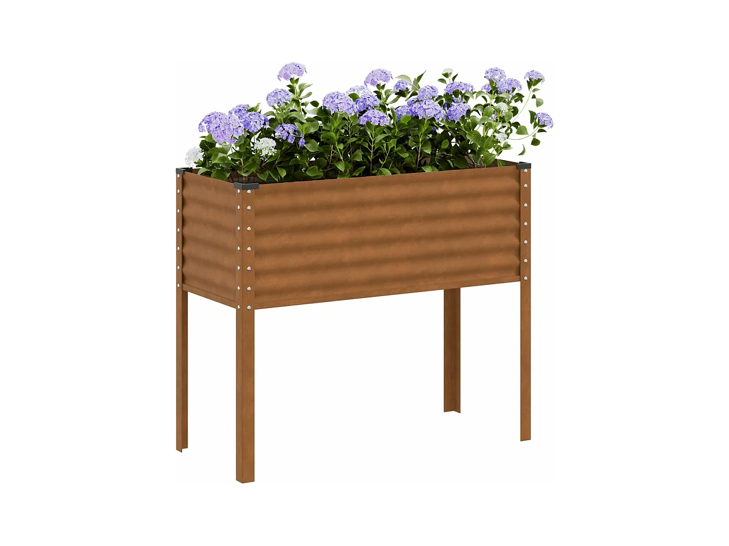 Jardinière 100x41x90 cm acier résistant aux intempéries