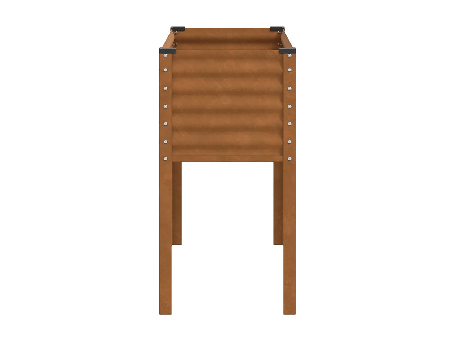 Plantenbak 100x41x90 cm weervast staal