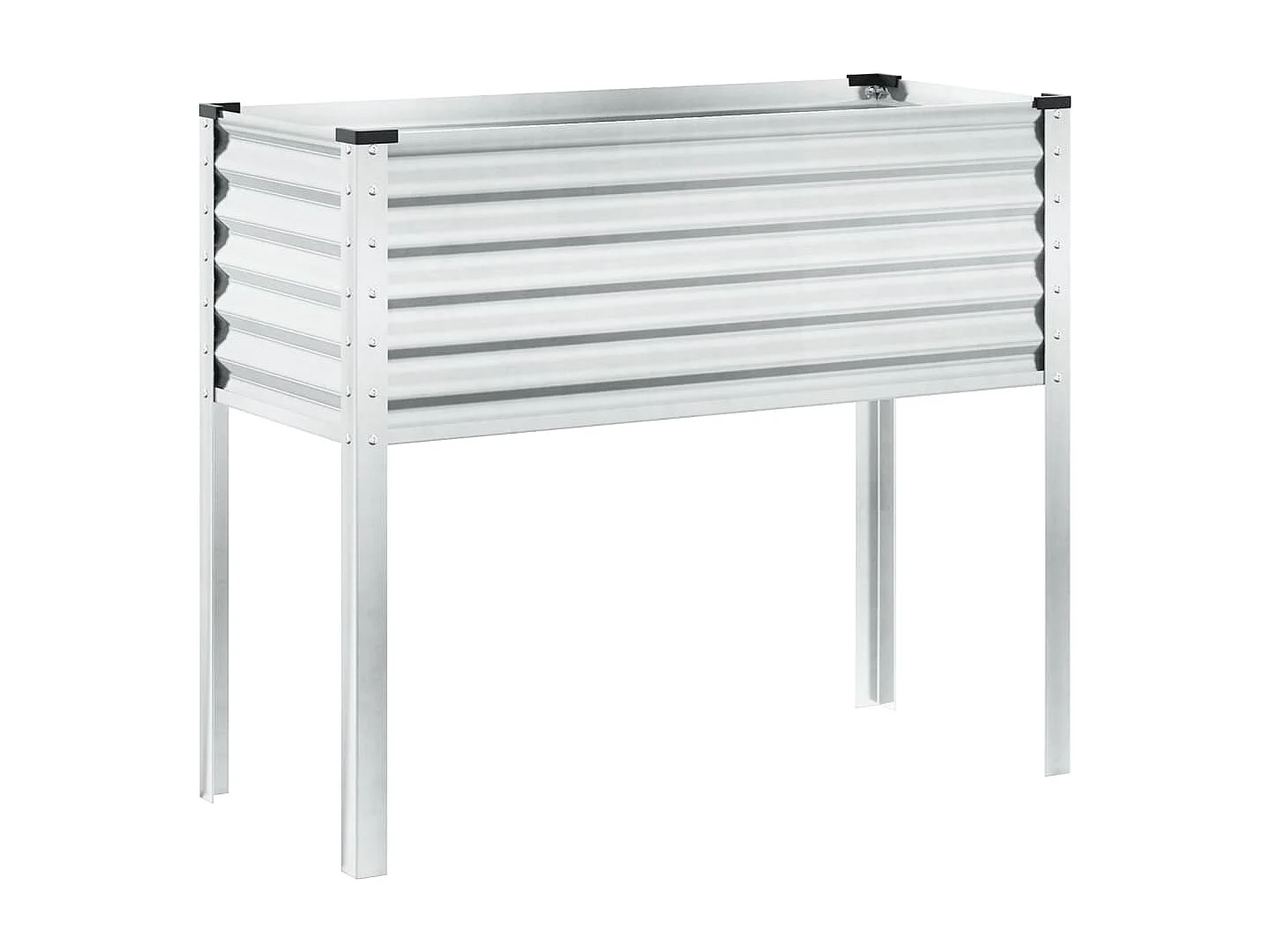 Plantenbak 100x41x90 cm weervast staal