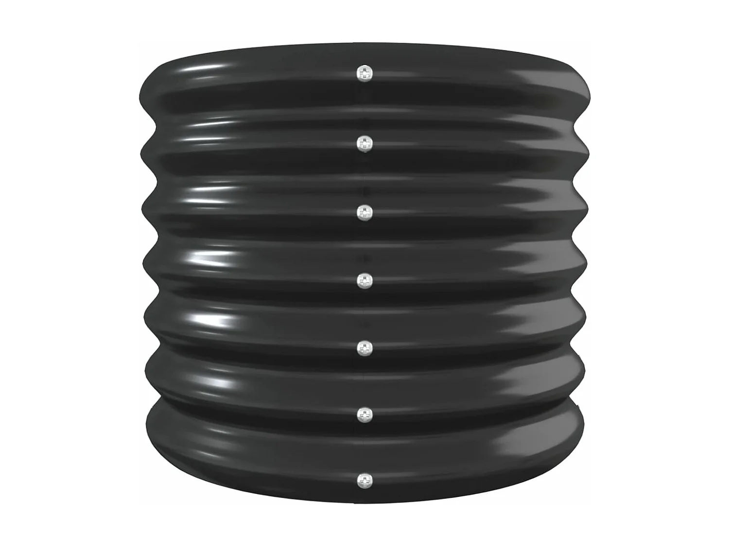 Hochbeet Pulverbeschichteter Stahl 260x40x36 cm Anthrazit