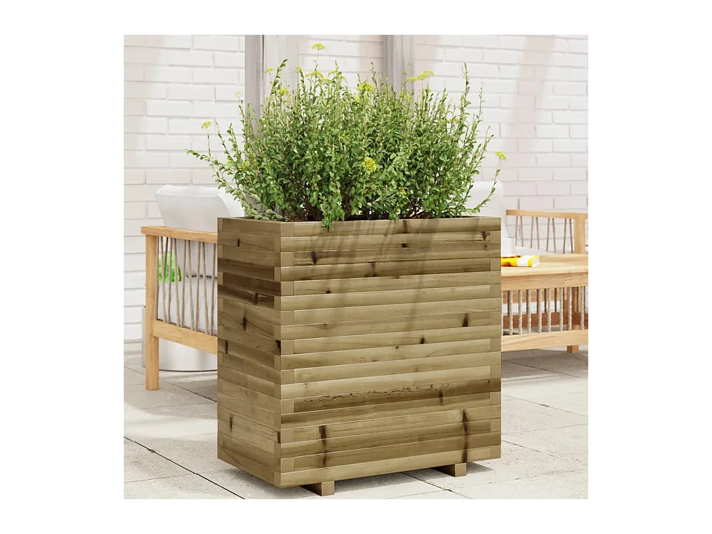 Plantenbak 70x40x72 cm geïmpregneerd grenenhout