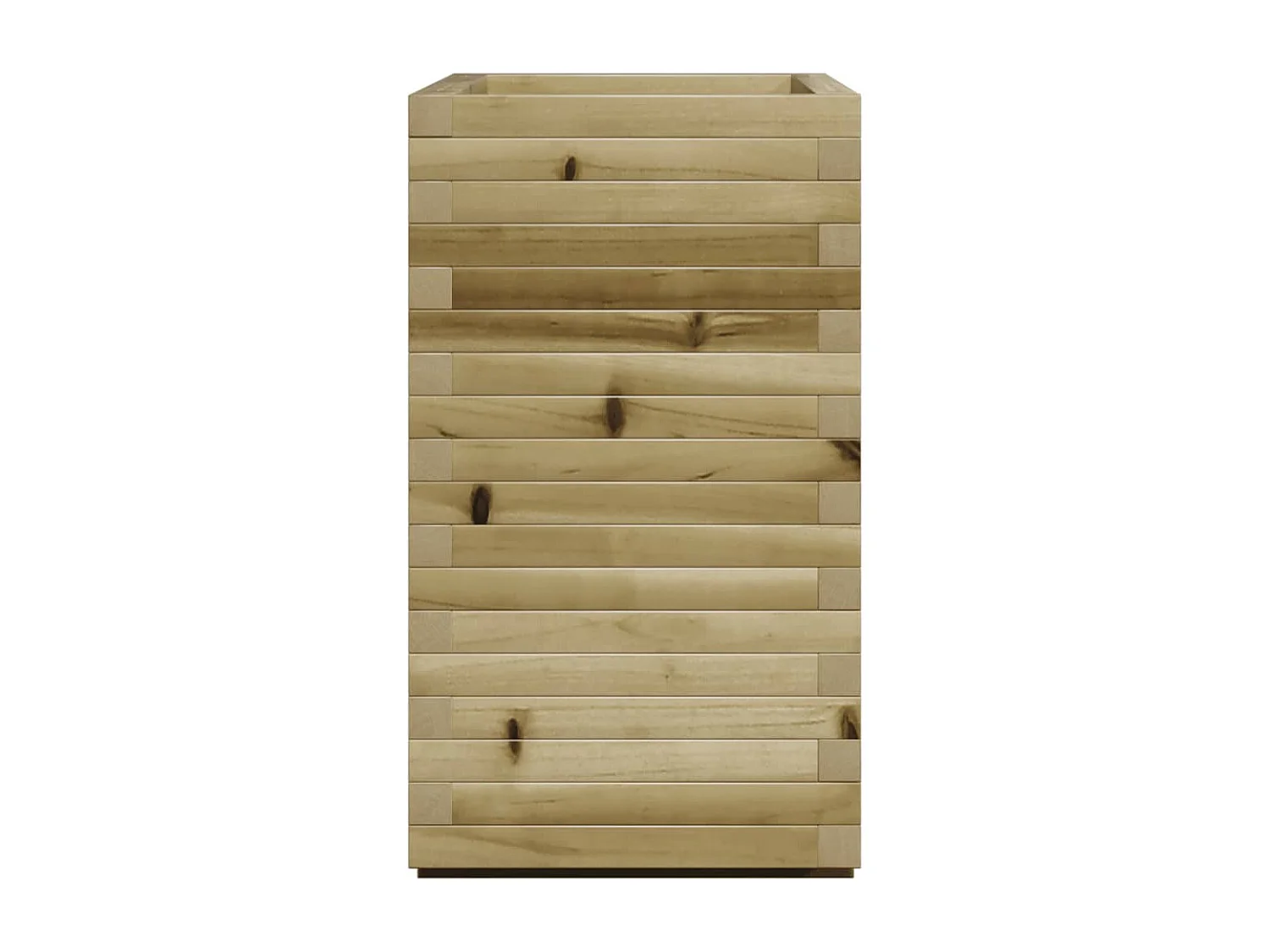 Jardinière 70x40x72 cm bois de pin imprégné