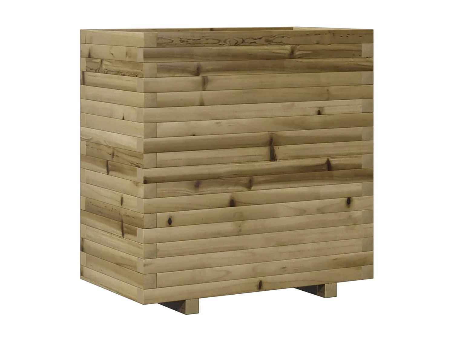 Jardinière 70x40x72 cm bois de pin imprégné