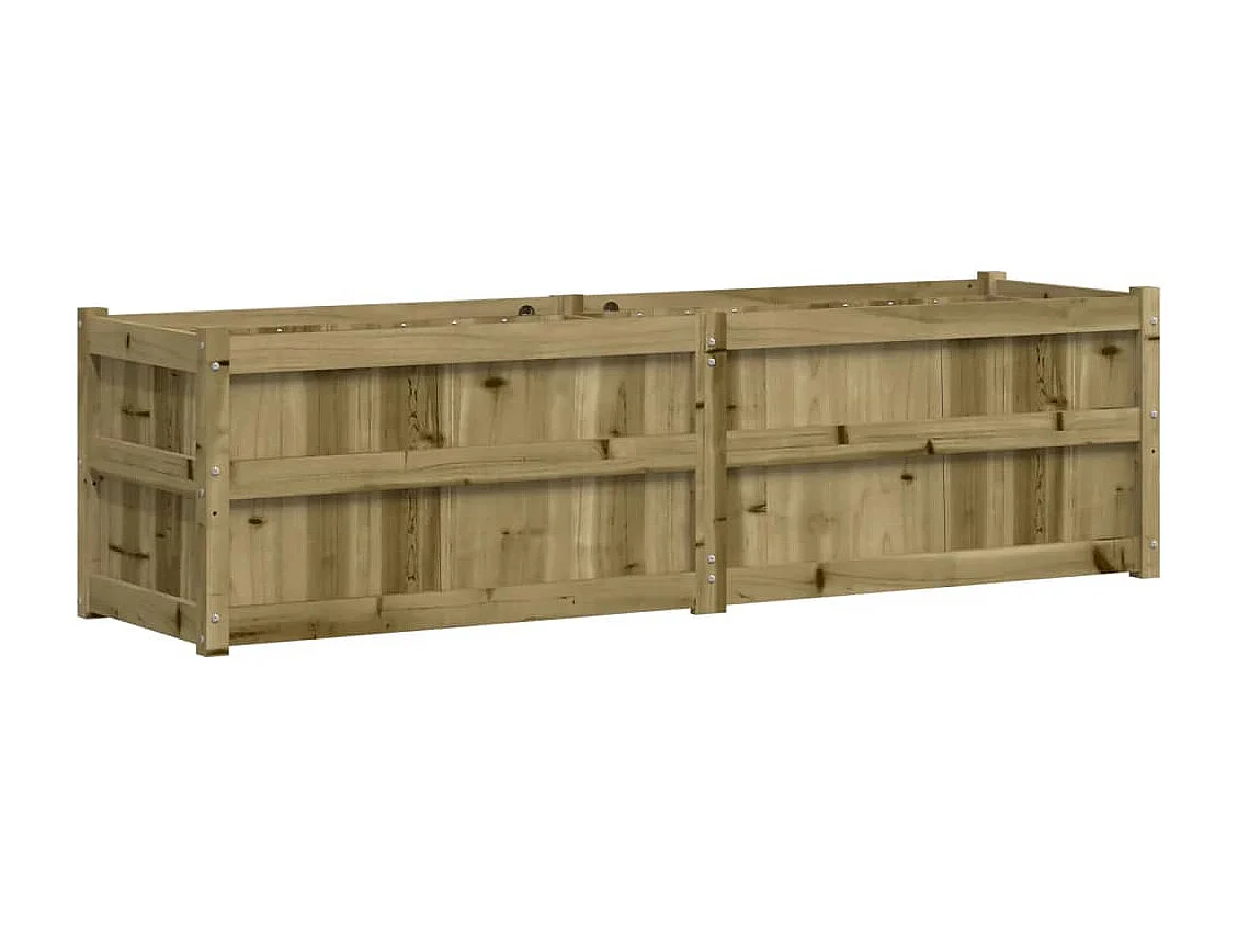 Fioriera da Giardino 180x50x50 cm in Legno di Pino Impregnato