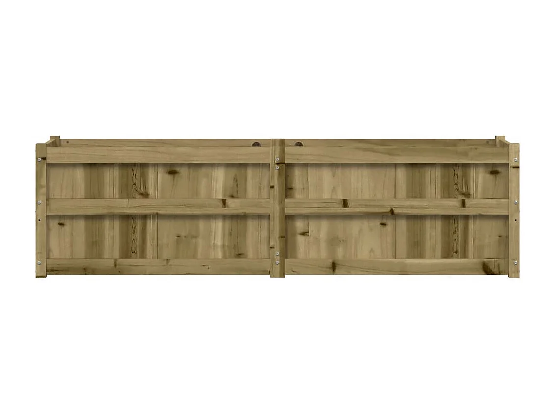 Fioriera da Giardino 180x50x50 cm in Legno di Pino Impregnato