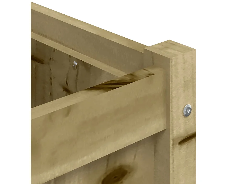 Fioriera da Giardino 180x50x50 cm in Legno di Pino Impregnato