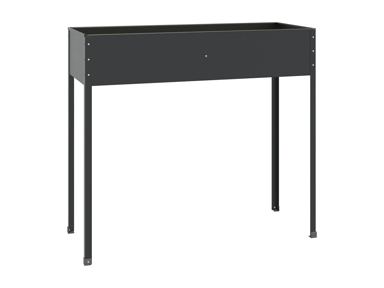 Jardinières 2 pcs Anthracite Acier galvanisé