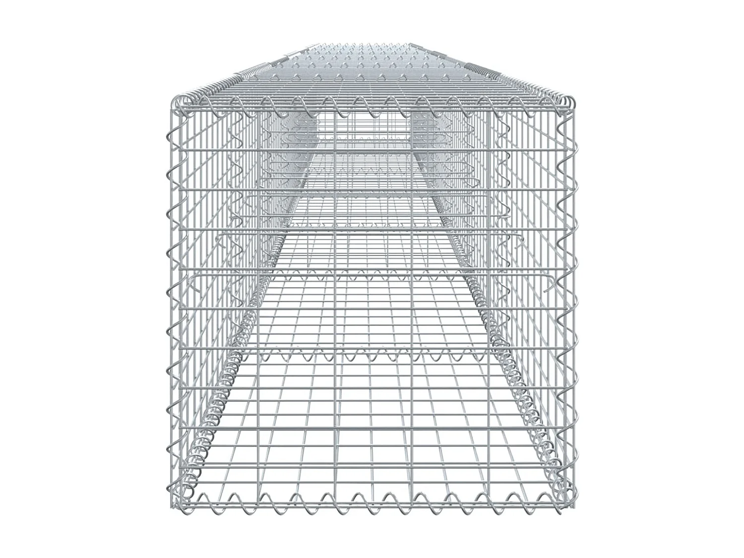 Panier gabion avec couvercle 700x50x50 cm fer galvanisé