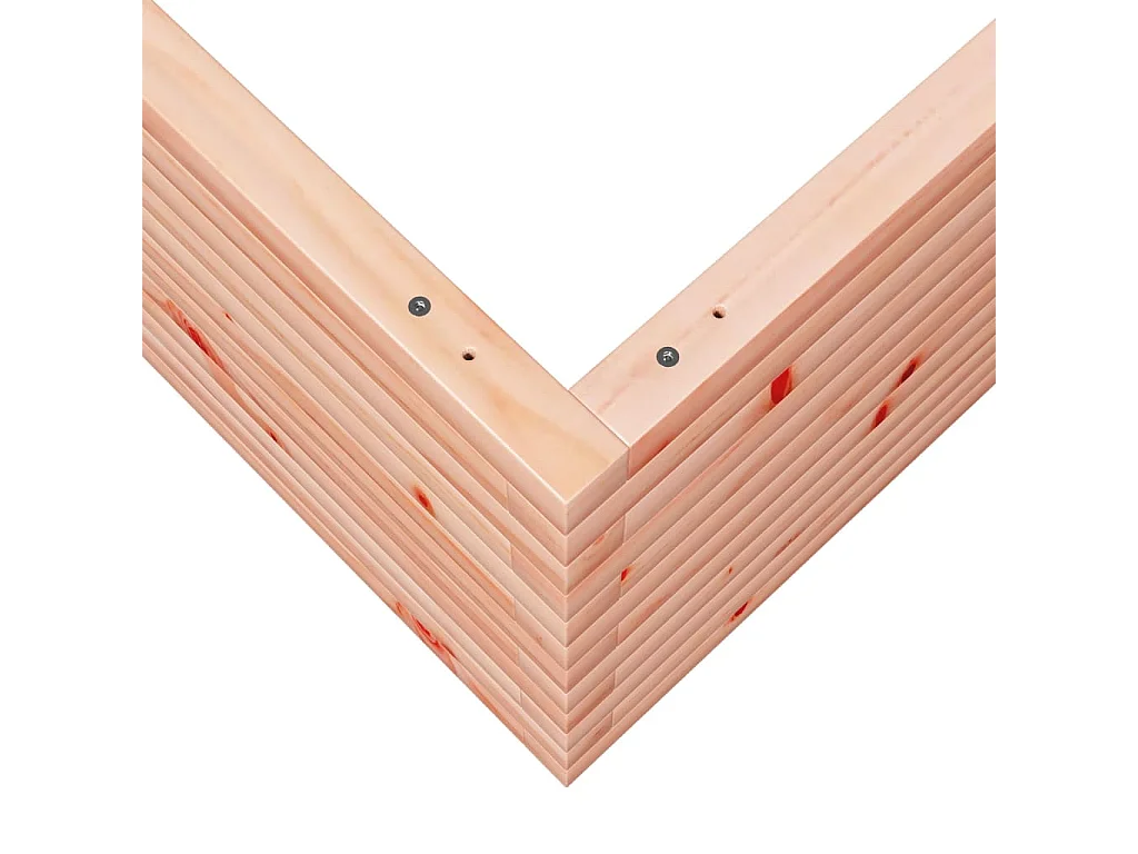 Jardinière 80x80x45,5 cm bois massif de douglas