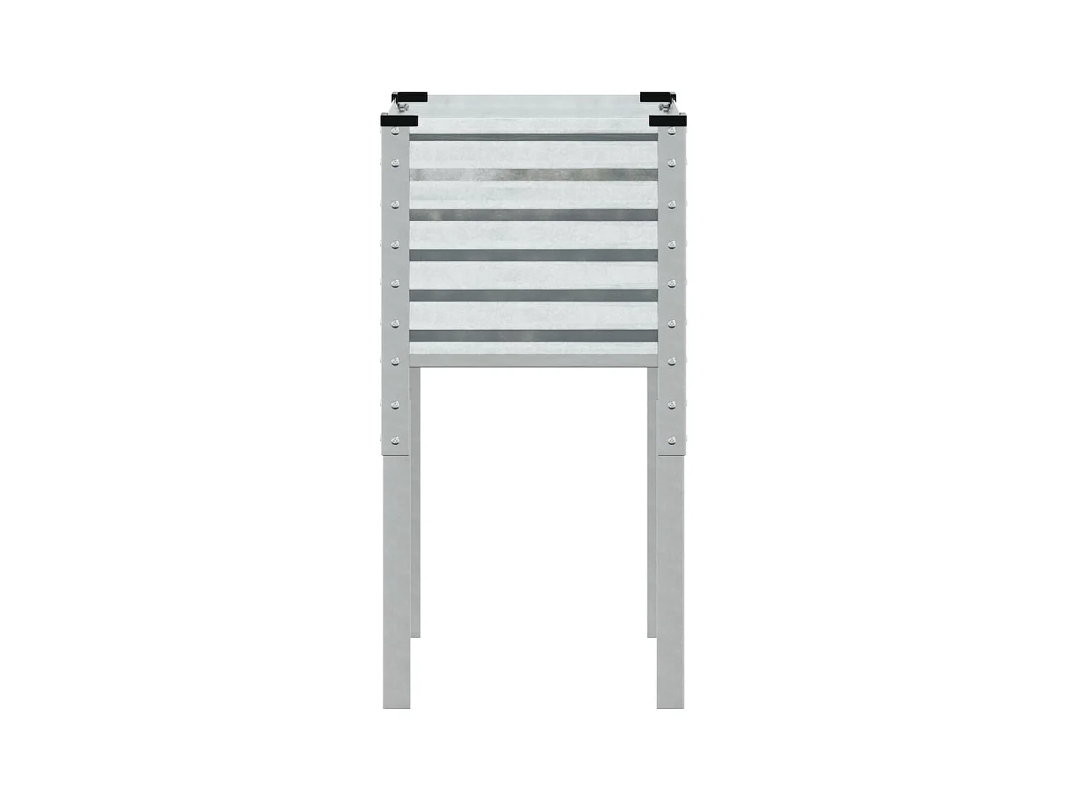 Jardinière 45x45x88 cm acier galvanisé