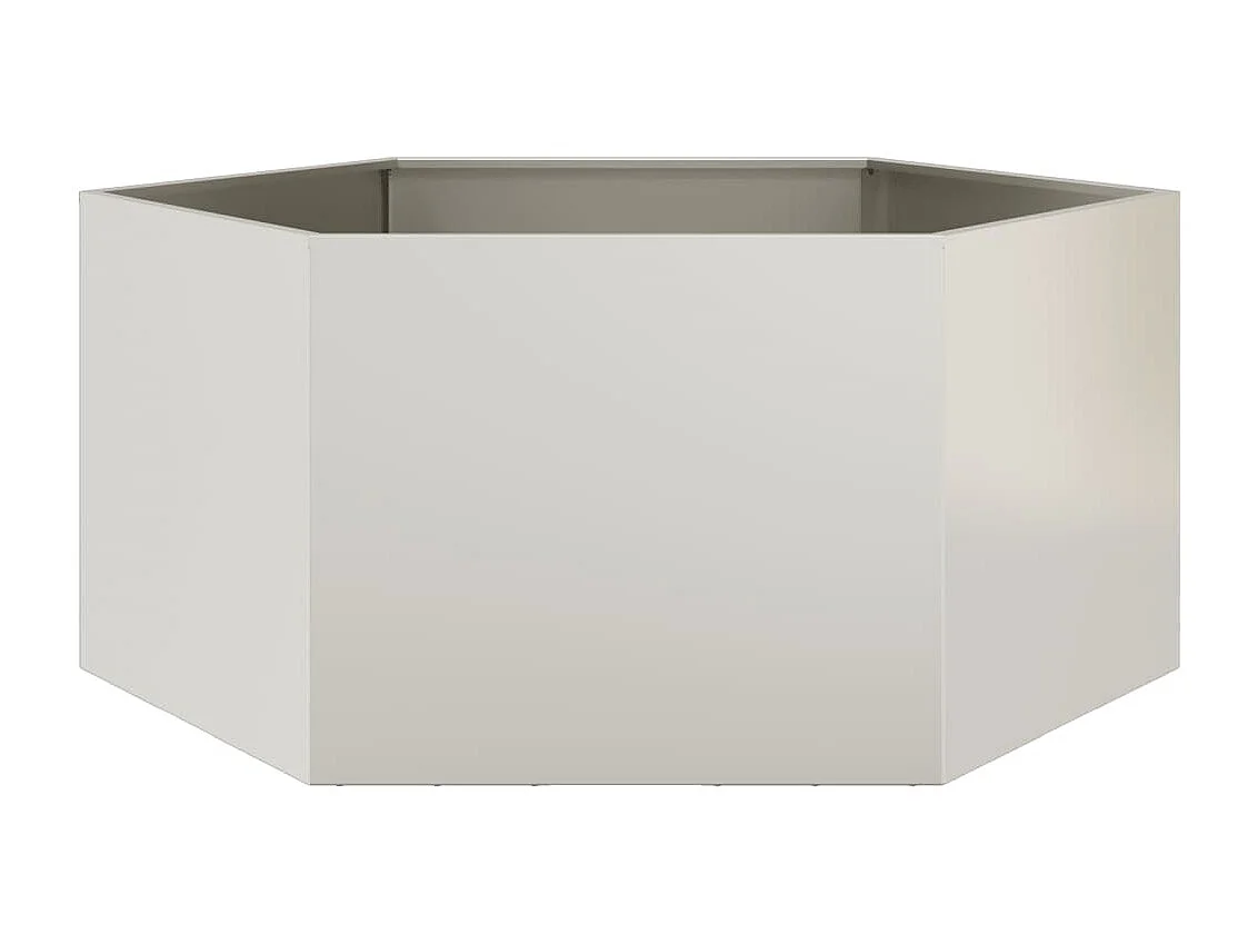Pflanzkübel Sechseckig 104x90x45 Cortenstahl