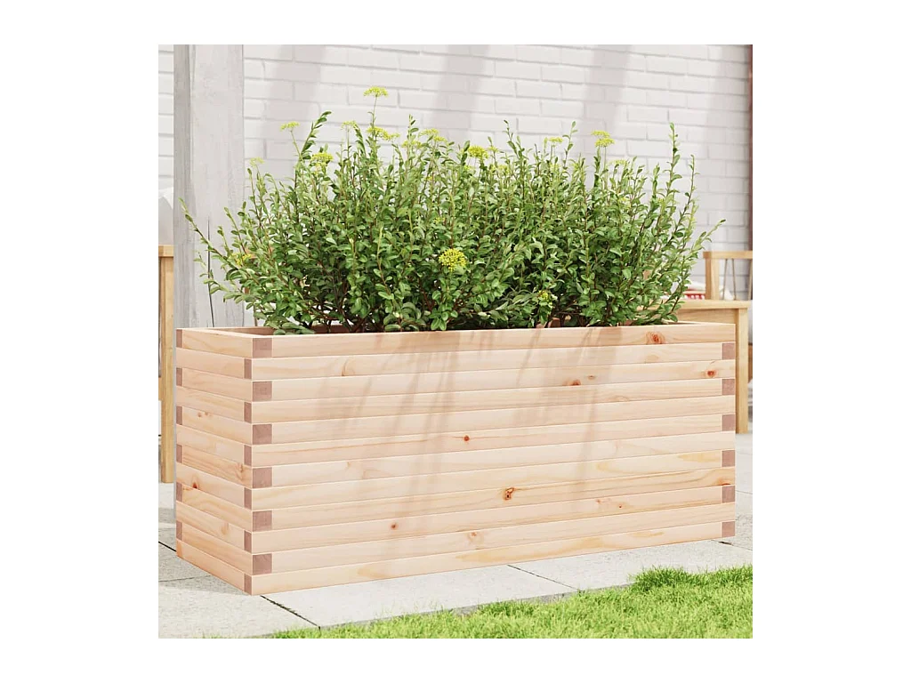 Plantenbak 110x40x45,5 cm massief grenenhout