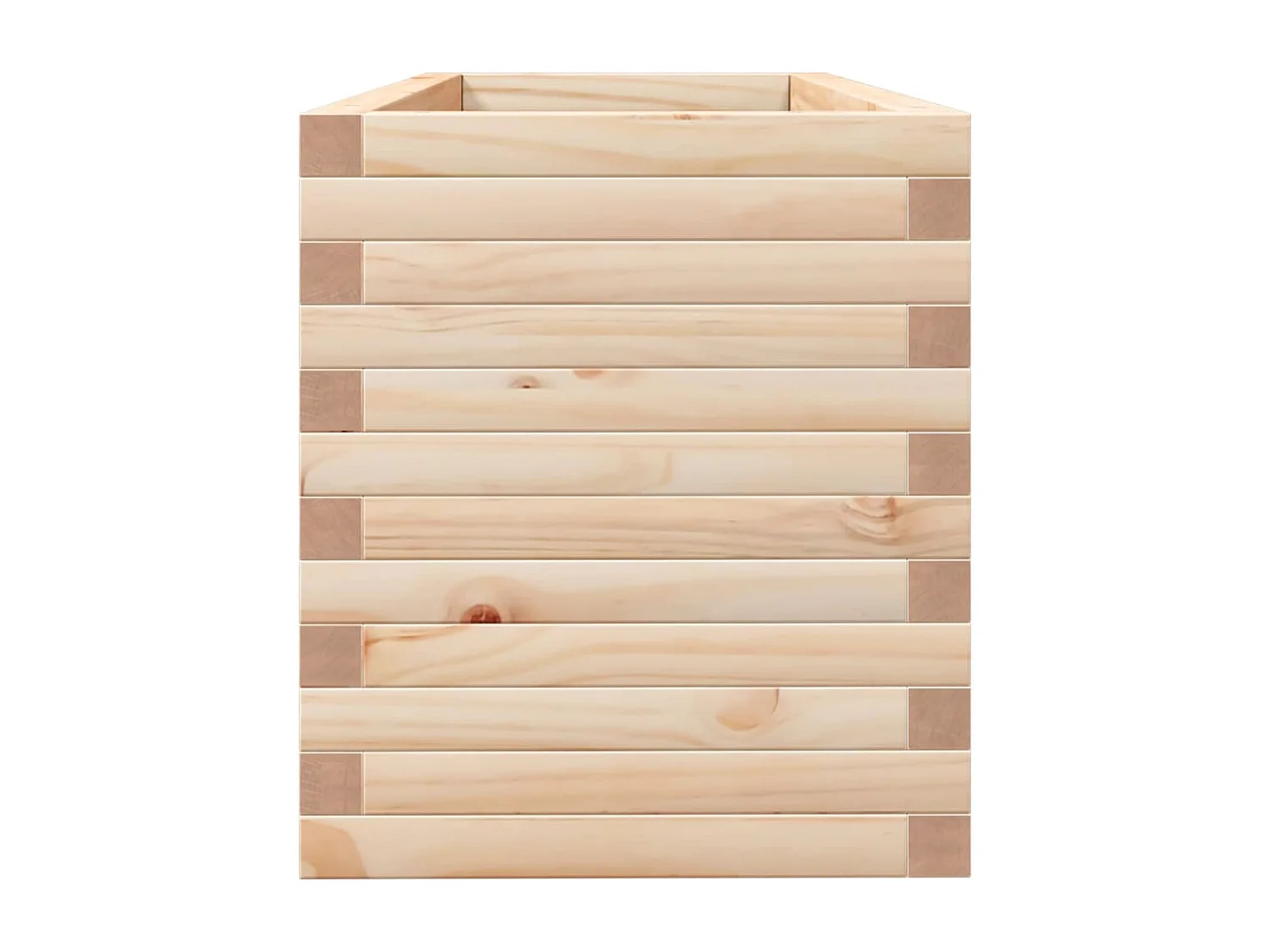 Fioriera da Giardino 110x40x45,5 cm in Legno Massello di Pino