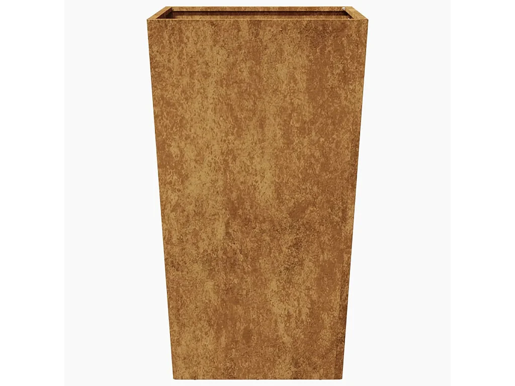 Jardinière 45x45x75 cm acier corten