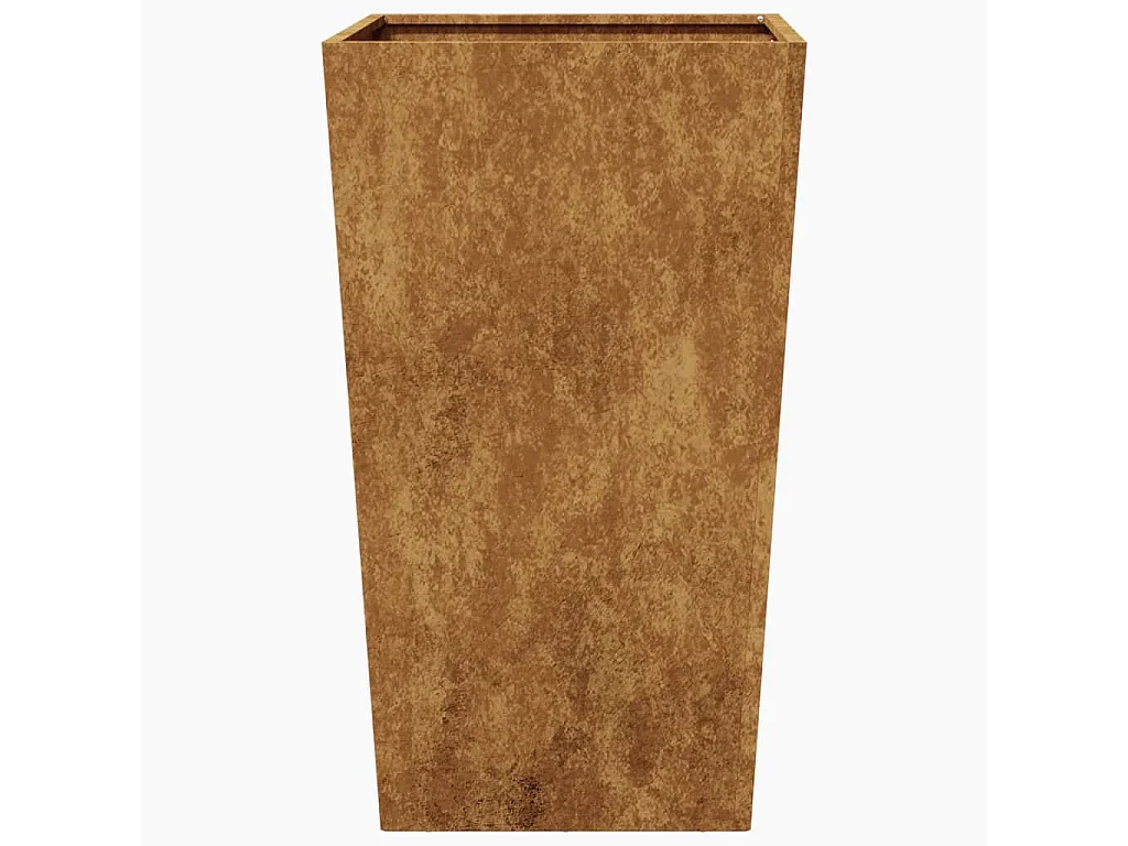 Jardinière 45x45x75 cm acier corten