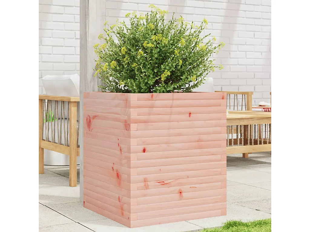 Pflanzkübel 60x60x68,5 cm Massivholz Douglasie