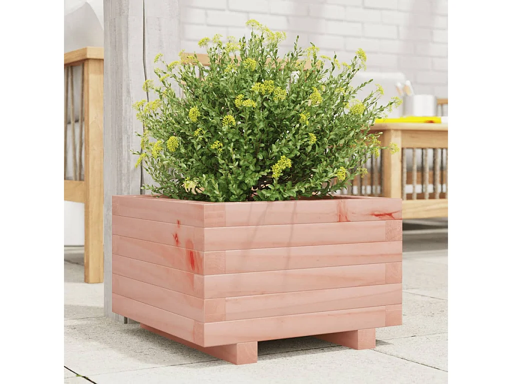 Fioriera da Giardino 40x40x26,5 cm in Legno Massello di Douglas