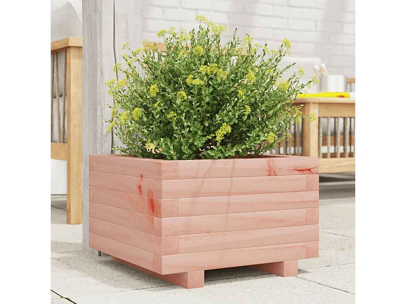 Fioriera da Giardino 40x40x26,5 cm in Legno Massello di Douglas