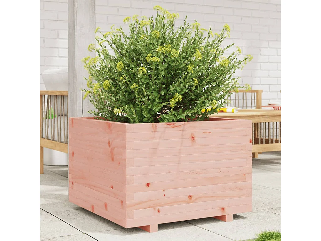 Jardinière 70x70x49,5 cm bois massif douglas