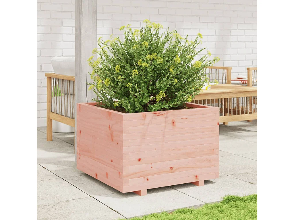 Jardinière 70x70x49,5 cm bois massif douglas