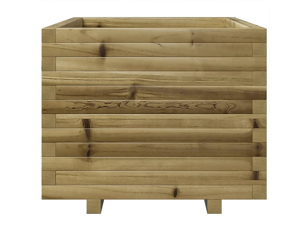 Fioriera da Giardino 60x60x49,5 cm in Legno di Pino Impregnato