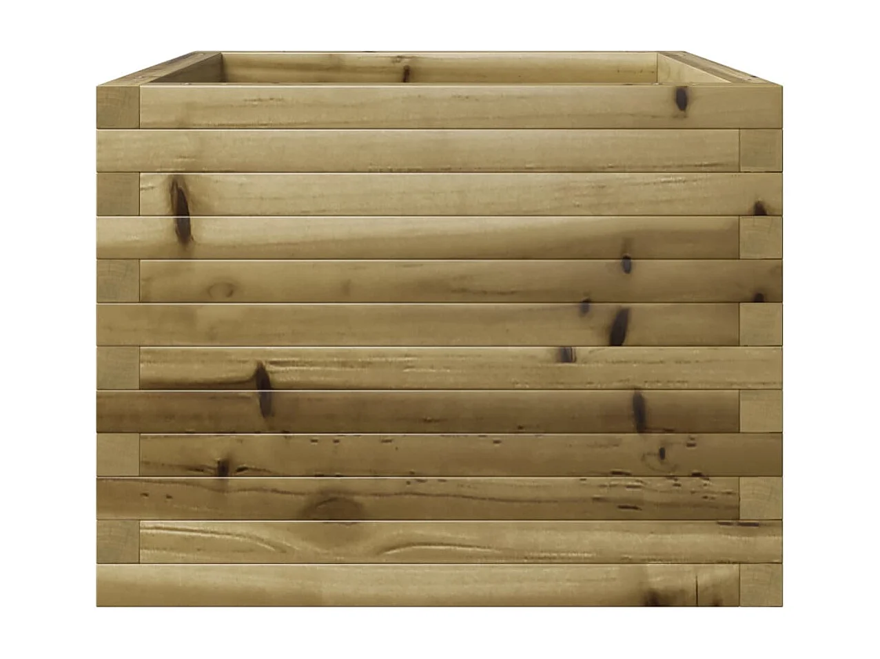 Fioriera da Giardino 60x60x49,5 cm in Legno di Pino Impregnato