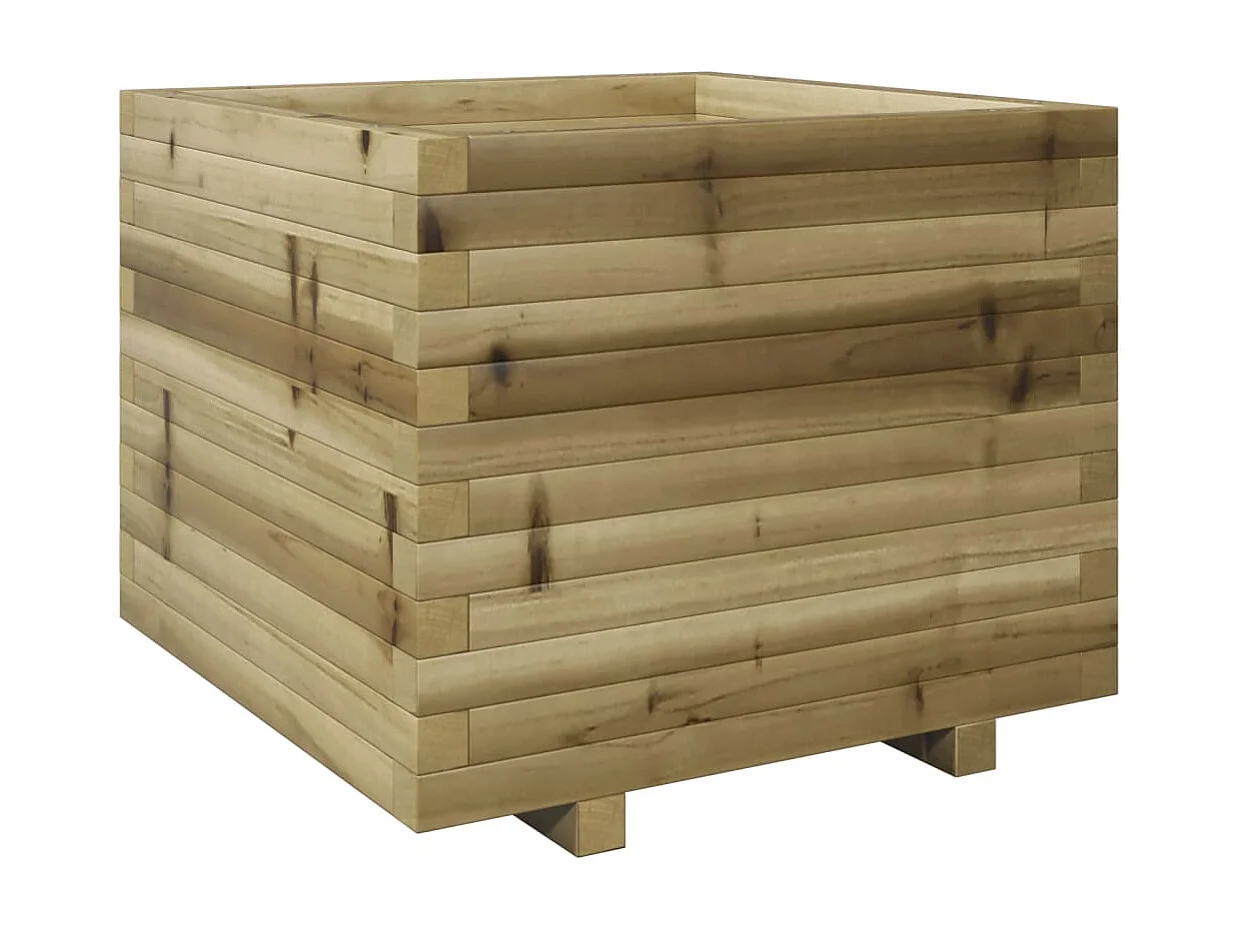 Fioriera da Giardino 60x60x49,5 cm in Legno di Pino Impregnato
