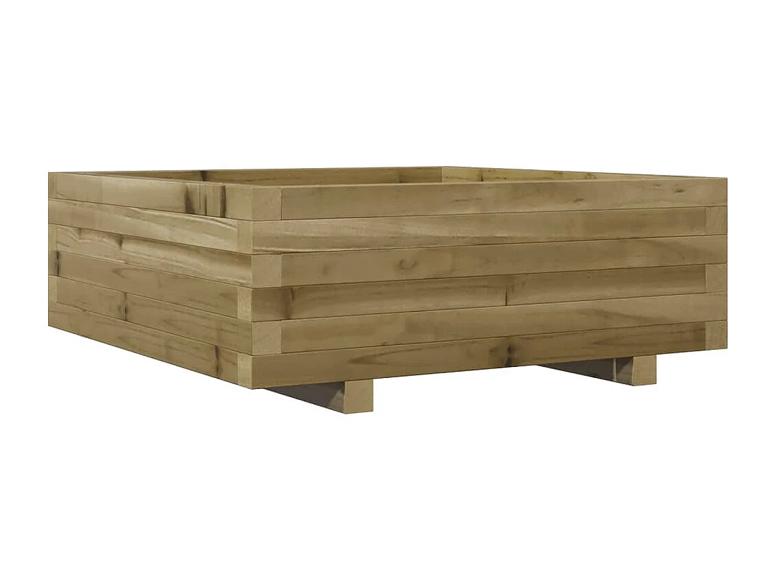 Pflanzkübel 70x70x26,5 cm Kiefernholz Imprägniert