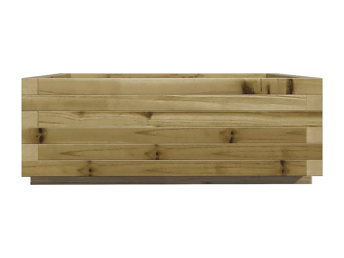 Pflanzkübel 70x70x26,5 cm Kiefernholz Imprägniert