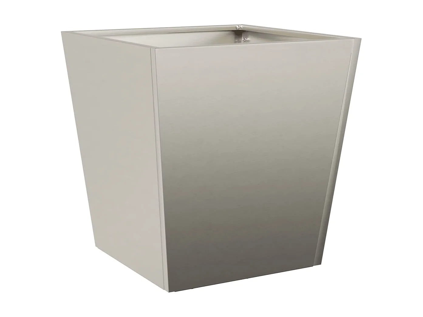 Jardinera de acero oxidado 40x40x40 cm