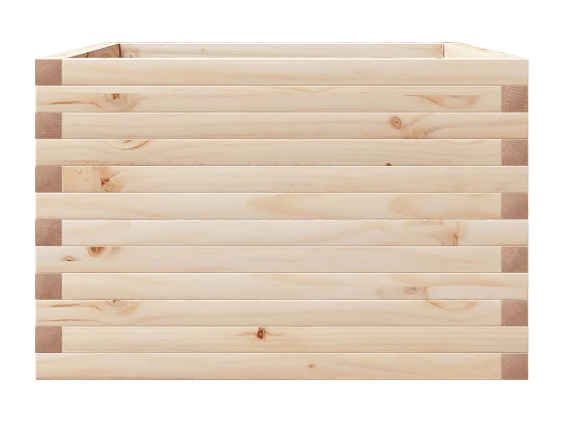 Jardinière 70x70x45,5 cm bois de pin massif