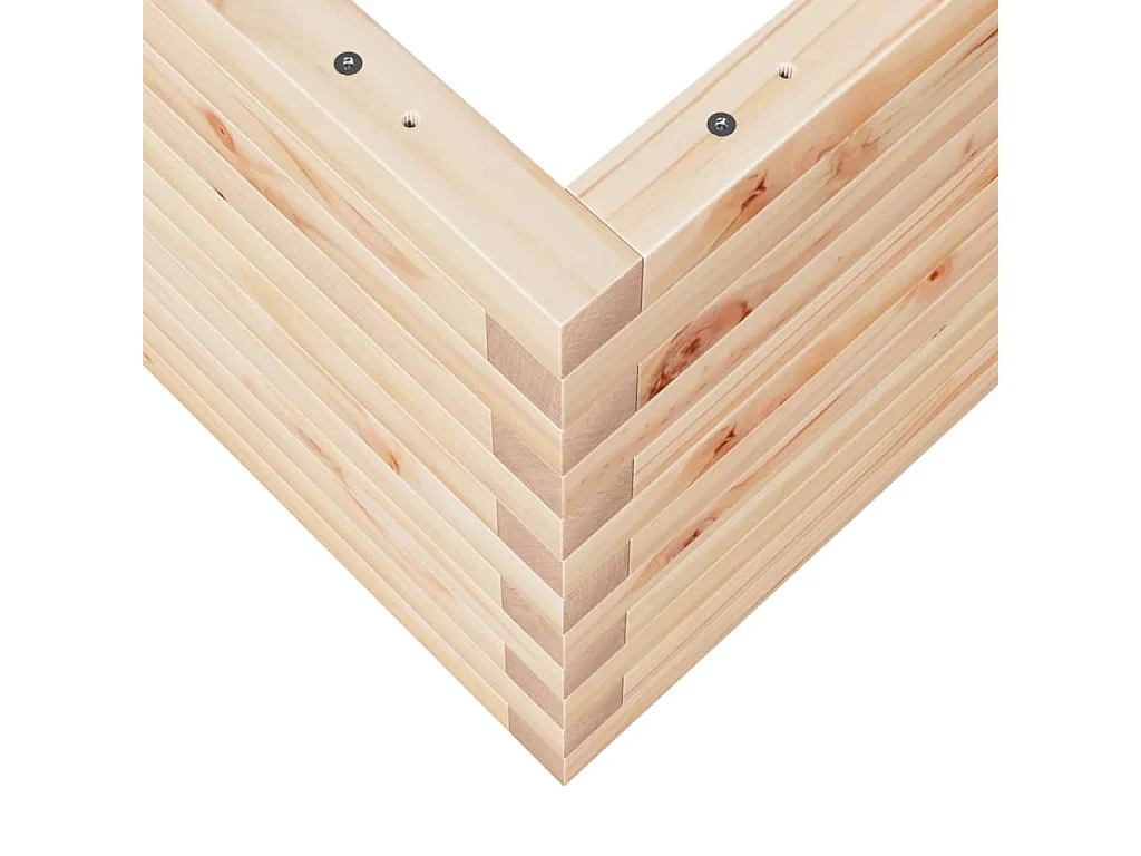 Jardinière 70x70x45,5 cm bois de pin massif