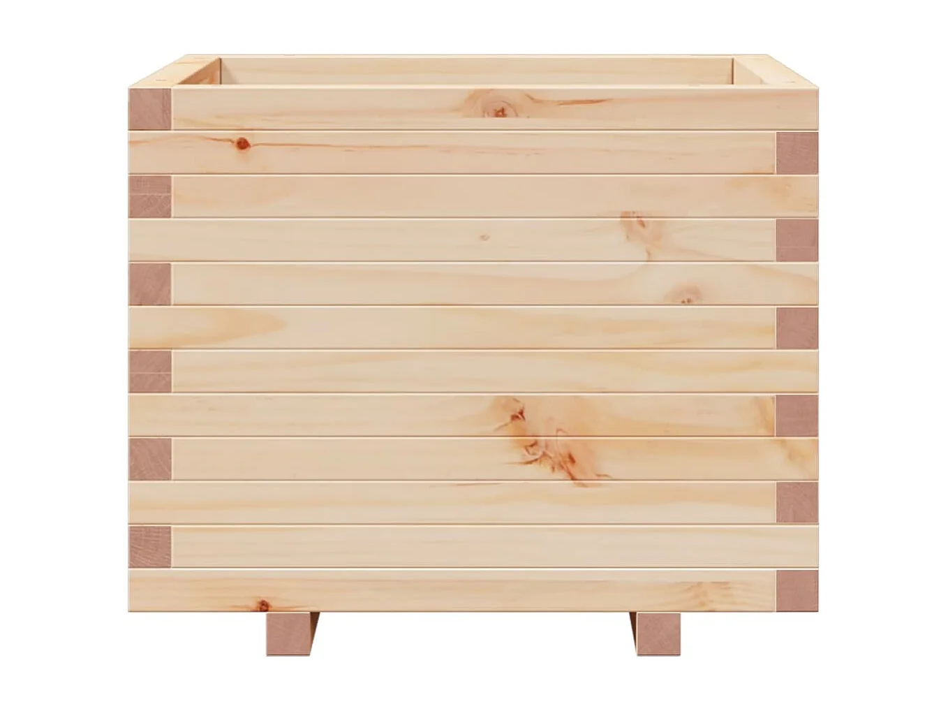 Jardinière 60x60x49,5 cm bois de pin massif